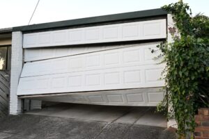 ace garage door - damaged garage door - hurricane rated garage door